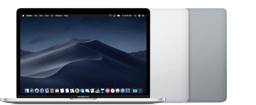 MacBook Pro 13 2019, два порта (A2159) — внешний вид поколения