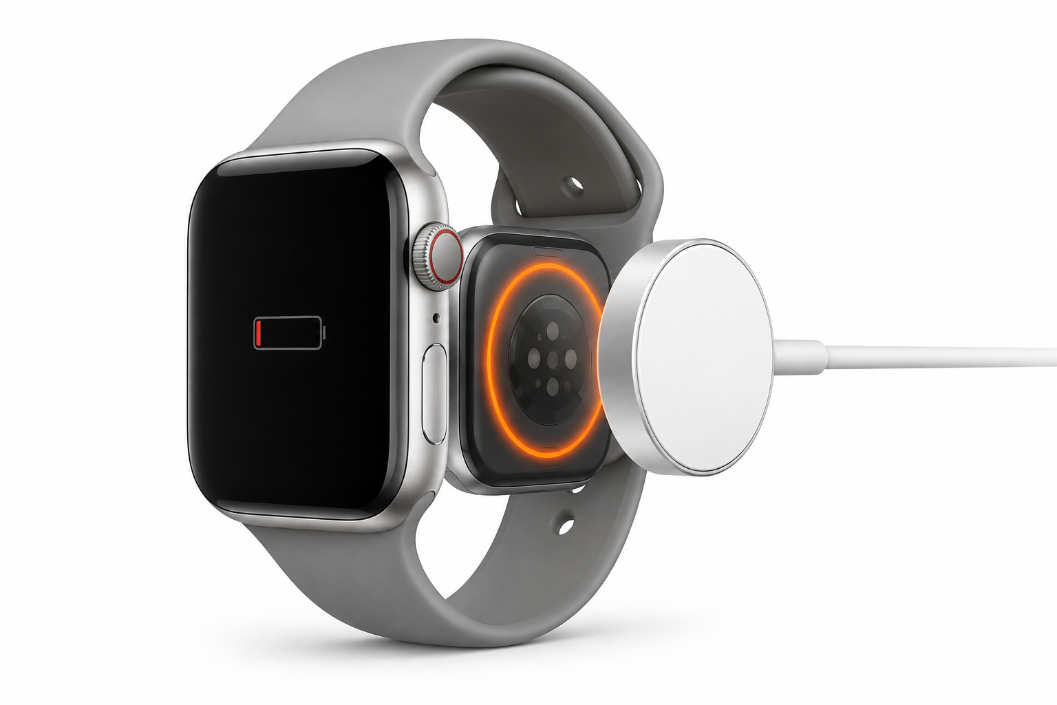 Не заряжается Apple Watch — что делать — иллюстрация неисправности