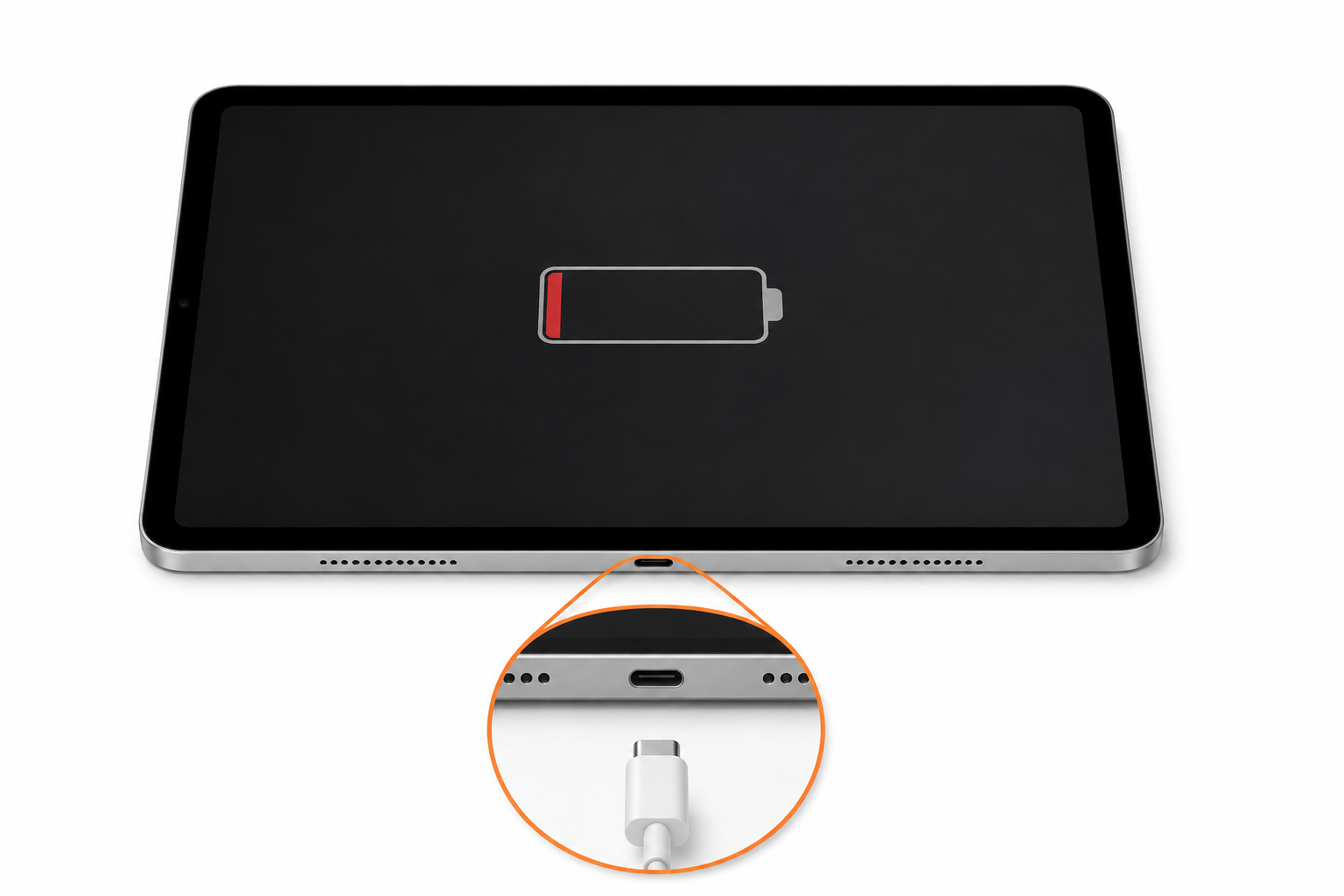 Не заряжается iPad — что делать — иллюстрация неисправности