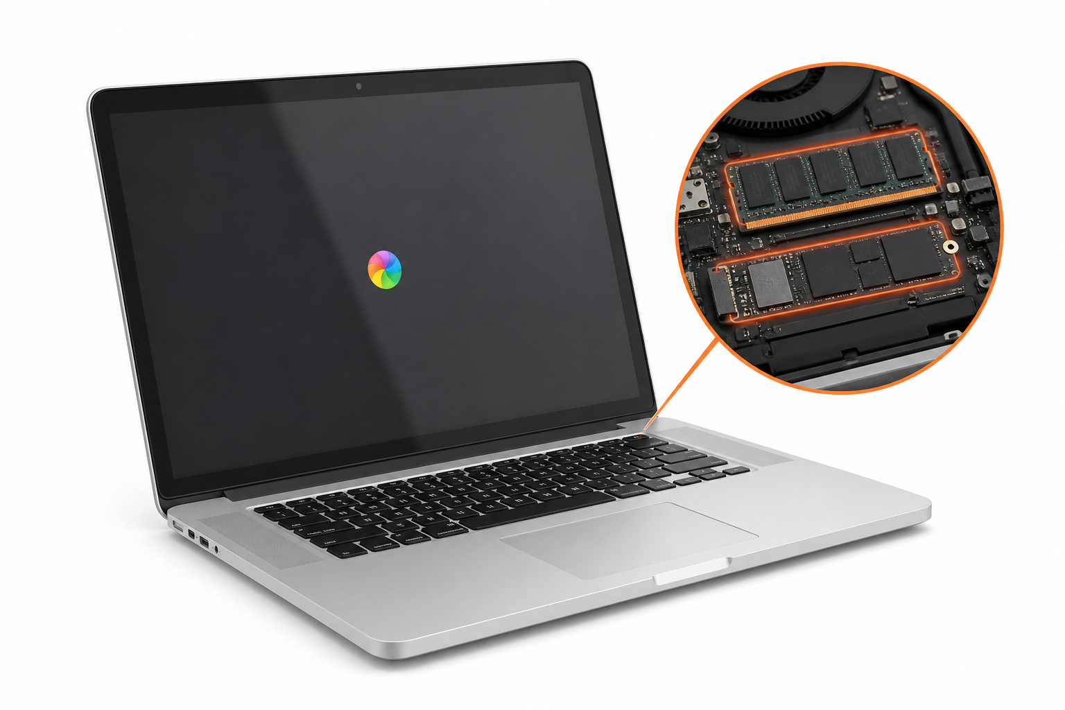Тормозит MacBook — что делать — иллюстрация неисправности