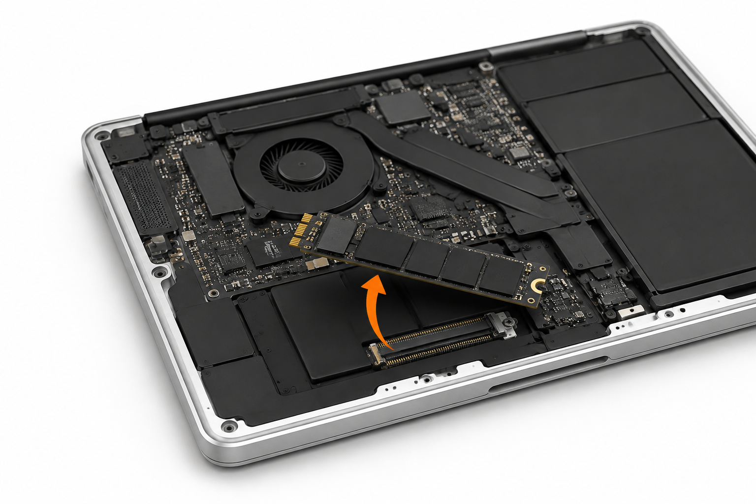 Замена SSD MacBook — иллюстрация услуги