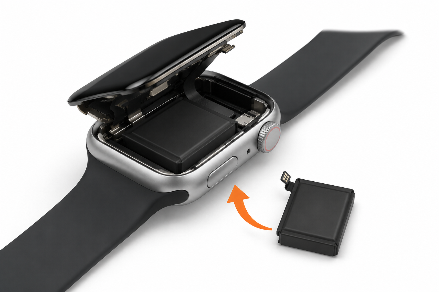 Замена аккумулятора Apple Watch — иллюстрация услуги